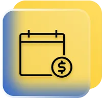 Date icon symbolizing key dividend payment and earnings release dates for stock traders